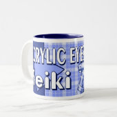 Seikiのモノクロロゴのマグ ツートーンマグカップ (正面左)