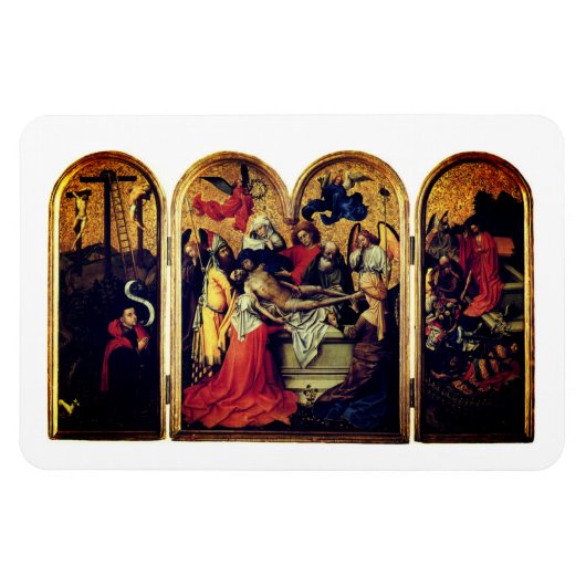 Seilern Triptych （Robert Campin著） マグネット (横)