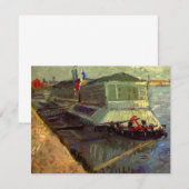 Seine Asniereの入浴フロートby Vincent van ゴッホ (正面/裏面)