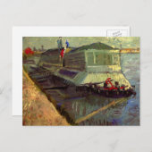Seine Asniereの入浴フロートby Vincent van ゴッホ ポストカード (正面/裏面)