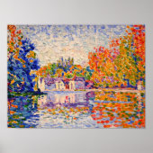 Seine by Paul Signac ポスター (正面)