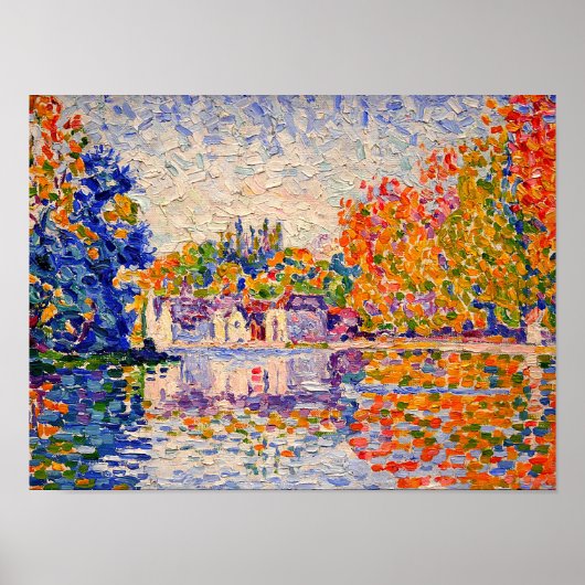 Seine by Paul Signac ポスター (正面)