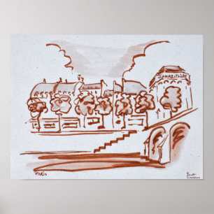 Seine to Samaritaine Paris, France ポスター
