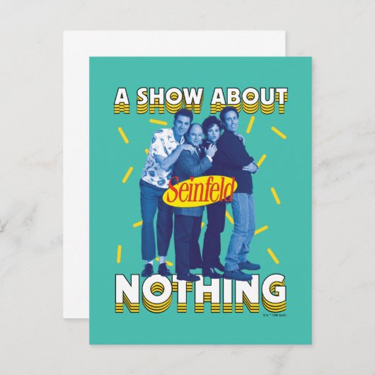 Seinfeld | A Show About Nothing ノートカード (正面/裏面)