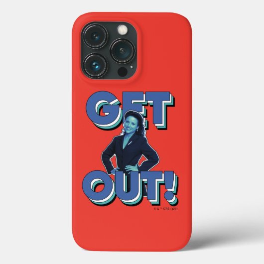 Seinfeld | Elaine - Get Out! Case-Mate iPhoneケース (裏面)
