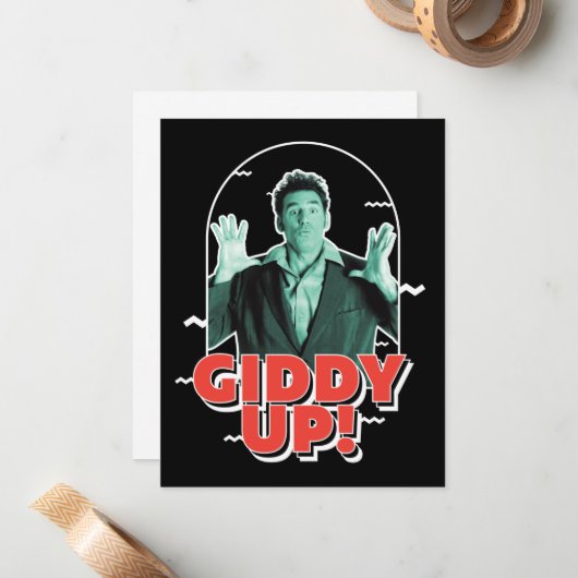 Seinfeld | Kramer - Giddy Up! ノートカード (正面/裏面インサイチュ)