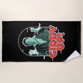 Seinfeld | Kramer - Giddy Up! ビーチタオル (正面)