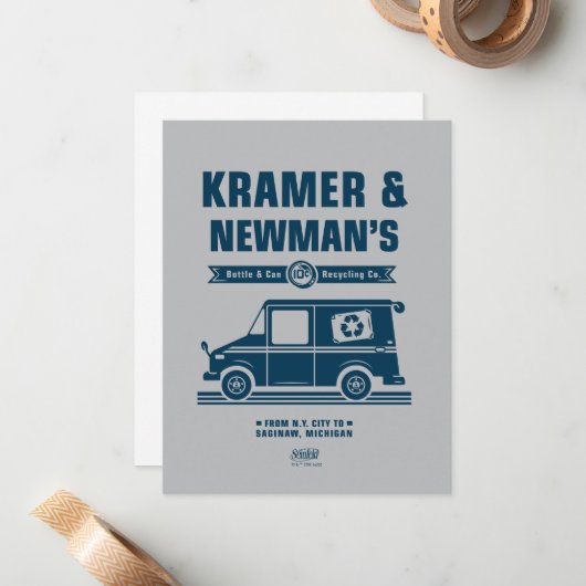 Seinfeld | Kramer & Newman's Recycling Co. ノートカード (正面/裏面インサイチュ)