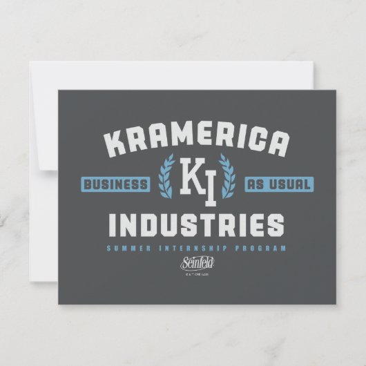 Seinfeld | Kramerica Industries ノートカード (正面)
