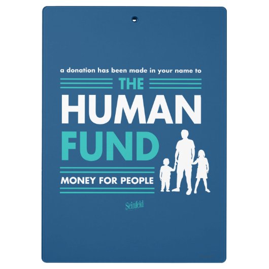 Seinfeld | The Human Fund クリップボード (裏面)
