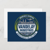 Seinfeld | Vandelay Industries Logo ノートカード (正面/裏面)