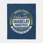 Seinfeld | Vandelay Industries Logo フリースブランケット (正面)
