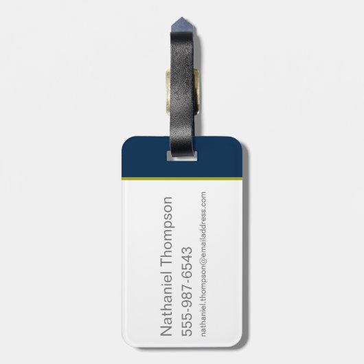 Seinfeld | Vandelay Industries Logo ラゲッジタグ (裏面縦)