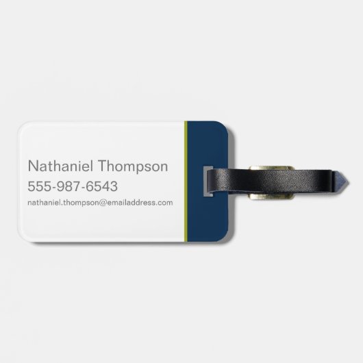 Seinfeld | Vandelay Industries Logo ラゲッジタグ (裏面横)