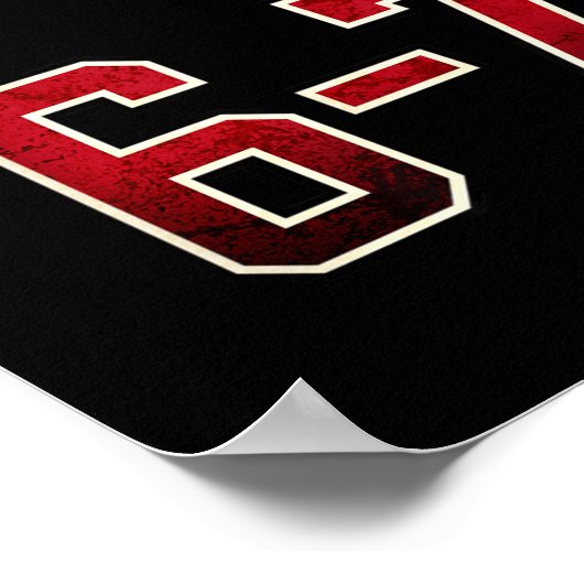 Seis Siete 67 Spanish Srts Jersey Funny Six Seven  ポスター (角)