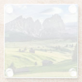 Seiser Alm |のドロマイトのアルプス、イタリア ガラスコースター (裏面)