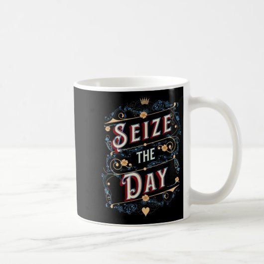 Seize The Day コーヒーマグカップ (右)