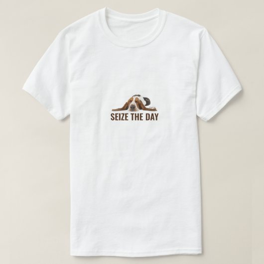 Seize The Day (light) - A MisterP Shirt Tシャツ (デザイン正面)