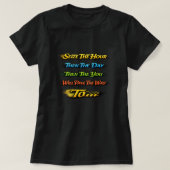 Seize The Hour... Tシャツ (デザイン正面)