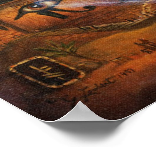 SEKHMET – エジプトのライオンの女神 ポスター (角)