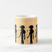 Sekhmet:エジプトの女神シルエット&シンボル モーフィングマグカップ (中央)