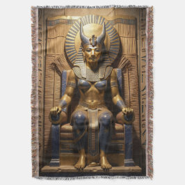 Sekhmet – Lion-Headed War Goddess スローブランケット
