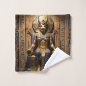 Sekhmet – Lion-Headed War Goddess バスタオルセット (ウォッシュタオル)