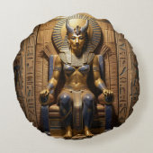 Sekhmet – Lion-Headed War Goddess ラウンドクッション (裏面)