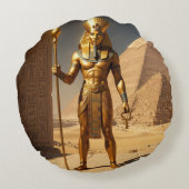 Sekhmet – Lion-Headed War Goddess´1 ラウンドクッション (裏面)