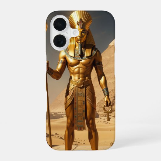 Sekhmet – Lion-Headed War Goddess´1 iPhone 16ケース (裏面)