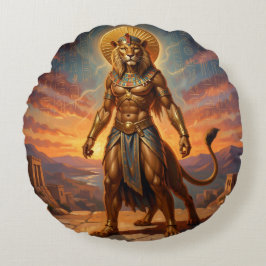 Sekhmet – Lion-Headed War Goddess´2 ラウンドクッション