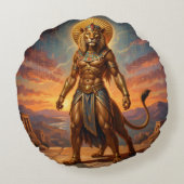 Sekhmet – Lion-Headed War Goddess´2 ラウンドクッション (裏面)