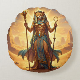 Sekhmet – Lion-Headed War Goddess´3 ラウンドクッション