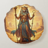 Sekhmet – Lion-Headed War Goddess´3 ラウンドクッション (裏面)