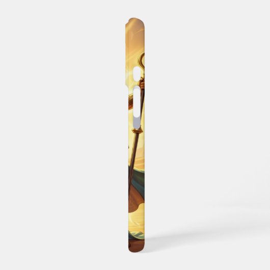 Sekhmet – Lion-Headed War Goddess´3 iPhone 16ケース (左側面)