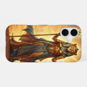 Sekhmet – Lion-Headed War Goddess´3 iPhone 16ケース (裏面横)
