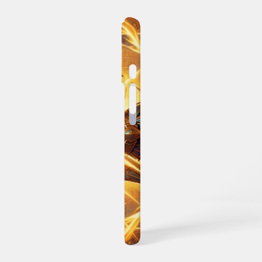 Sekhmet – Lion-Headed War Goddess´4 iPhone 16ケース (左側面)