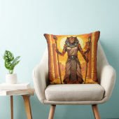 Sekhmet – Löwenköpfige Kriegsgöttin クッション (椅子)