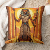 Sekhmet – Löwenköpfige Kriegsgöttin クッション (ブランケット)