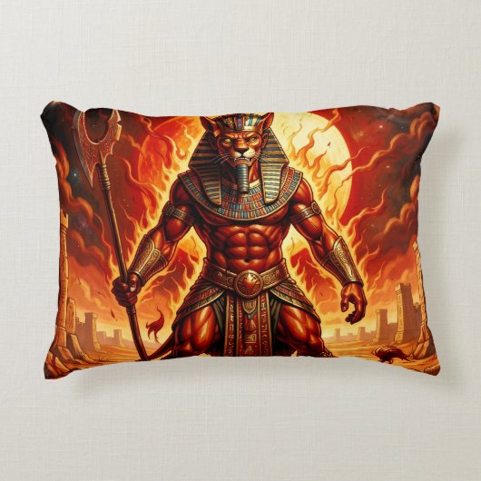 Sekhmet – Löwenköpfige Kriegsgöttin´1 アクセントクッション (正面)
