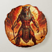 Sekhmet – Löwenköpfige Kriegsgöttin´1 ラウンドクッション (裏面)