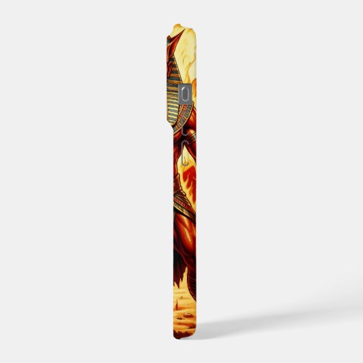 Sekhmet – Löwenköpfige Kriegsgöttin´1 iPhoneケース (左側面)