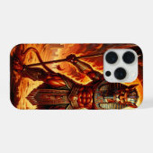 Sekhmet – Löwenköpfige Kriegsgöttin´1 iPhoneケース (裏面横)