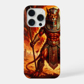 Sekhmet – Löwenköpfige Kriegsgöttin´1 iPhoneケース (裏面)