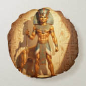 Sekhmet – Löwenköpfige Kriegsgöttin´3 ラウンドクッション (裏面)