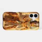Sekhmet – Löwenköpfige Kriegsgöttin´3 iPhone 16ケース (裏面横)