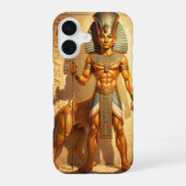 Sekhmet – Löwenköpfige Kriegsgöttin´3 iPhone 16ケース (裏面)