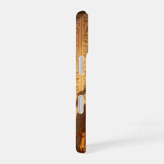 Sekhmet – Löwenköpfige Kriegsgöttin´3 iPhone 16ケース (右側面)