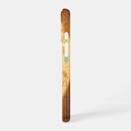Sekhmet – Löwenköpfige Kriegsgöttin´3 iPhone 16ケース (左側面)