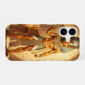 Sekhmet – Löwenköpfige Kriegsgöttin´3 iPhone 16ケース (裏面横)